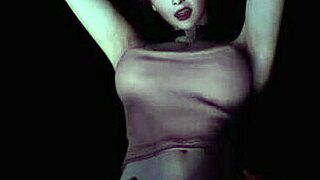 Sexy asian girl victory standing fuck