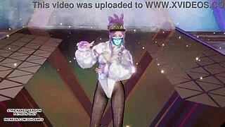 Akali Kda Dances Hot Supernova Uncensored!