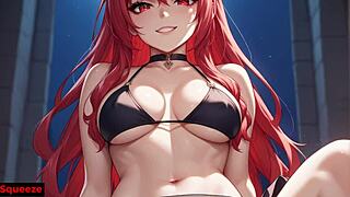 Squeeze Training With Lily Hfo Training Loop Featuring Succubus And Monster Details