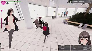 schoolgirl manaka exposes in shopping mall, secret bukkake without getting caught 😜