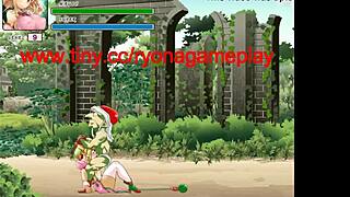 pretty woman has sex with goblins men in emulis new act hentai game