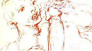 Vintage erotic art collection