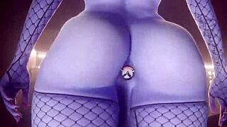 fat ass transgender widowmaker pounds bald pussy in emma's hot fucking compilation