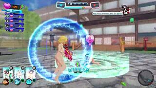 what's happening on peach beach splash with those naked girls?