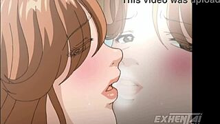 Horny Coworkers Threesome Anal and Cum on Tits