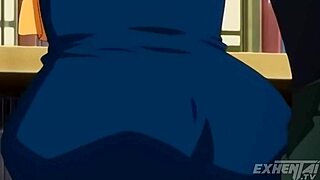 young student get his first creampie - hentai