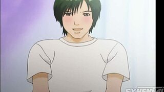 Horny Coworkers Threesome Anal and Cum on Tits