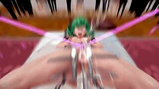 Wow, Tatsumaki's Exisivision With Pussy Squirting!