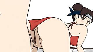 tenten squirts in naruto hentai game