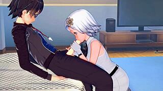 idol sophie fucks a guy before the show.