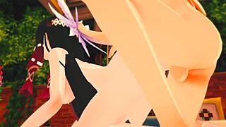 have you seen columbina losing her virginity with anal and blowjob in genshin hentai