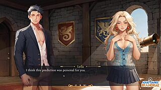 Ep14 leila fucked by the table in lust gameplay with demons and giants