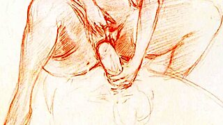 Vintage erotic art collection