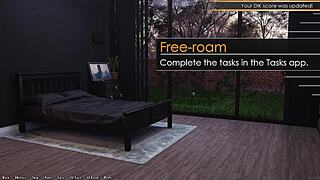 alt girl interacts in car during being a dik 148