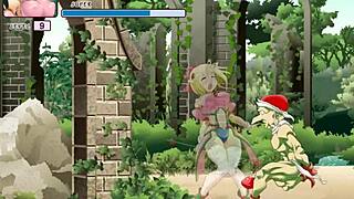 pretty woman has sex with goblins men in emulis new act hentai game