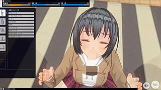 boyish maid in uniform serves with irrumatio and creampie