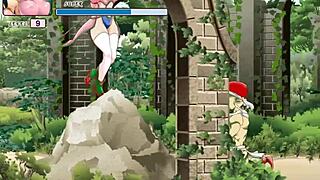 pretty woman has sex with goblins men in emulis new act hentai game