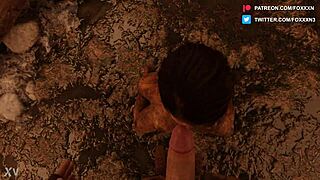 Jill Gives Muddy Bdsm Blowjob