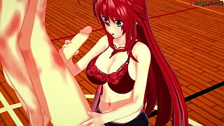 Rias Gremory Almost Caught With Teacher Rossweise In HS DxD