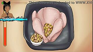 Helping with thanksgiving leads to blowjobs from grateful participants