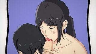 mikasa and pieck give armin blowjob shingeki parody