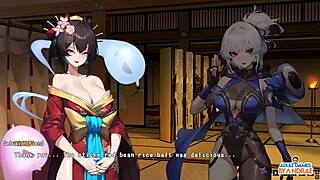 ep17 fucking manari from behind by the samurai fiend - half-demon shinobi