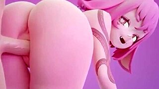 Vtuber shakes her ass in your face, leading to hard fucking