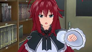 Rias Gremory Almost Caught With Teacher Rossweise In HS DxD