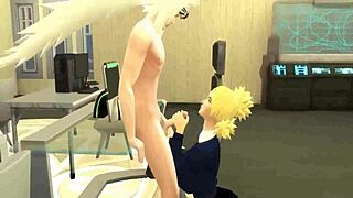 temari caught masturbating gets anal fucked hard 😈