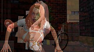 redhead angel athena 3d hentai fucked side pose gloryhole creampie