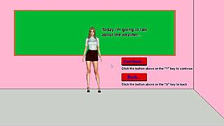 hot teacher strips in classroom and fucks students 😏