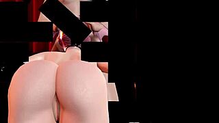 Morrigan Gives Sloppy Blowjob On Halloween