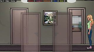 The Landlord Discovers Something Under the Skirt in Game