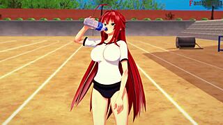 Rias Gremory Almost Caught With Teacher Rossweise In HS DxD