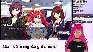 vtuber lewdneko plays shining song starnova julie route part 3