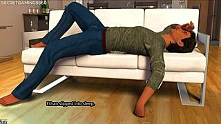 Cuckold husband watches wife with big black cock