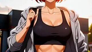 Akari Loves Hard Sex At The Gym!