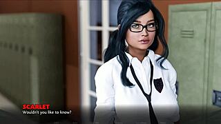 लॉस्ट लव 02 में चश्मा वाली नर्डी कॉलेज गर्ल के टाइमस्टैम्प्स