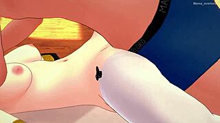 Anya Removes Her Cute Uniform to Fuck in Adult Hentai Version