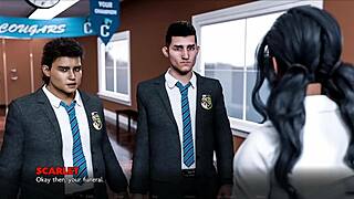 timestamps for lost love 02 featuring nerdy college girl with glasses