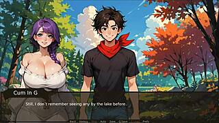 my best friend's massive boobs pop out in public during farmer kink