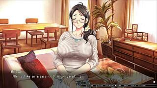 Big-boobed family member squirts from anal creampie in route 4