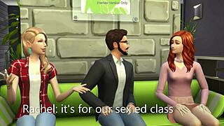 oh god teacher and students sex ed turns into rough group doggystyle cowgirl cum fest... help!!