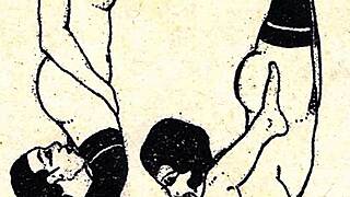 check out these vintage erotic drawings, so hot and retro 😍