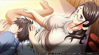 Big-boobed family member squirts from anal creampie in route 4