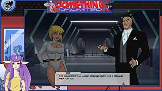 volcana blasts facial cumshot dc hentai superwoman villain orgasm overload