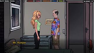 the house owner loves her massage and sweet body in this hentai game