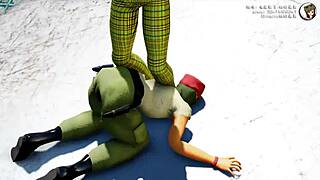 3d mmd teen babes shake sexy asses in cute dance comp