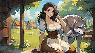 Maid Stumbles on Farmer's Surprise Boner Taboo Ranch Hentai Game Ep 4