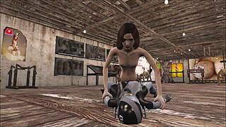 lesbian latex bdsm teens FUCK hard in fallout 4!!